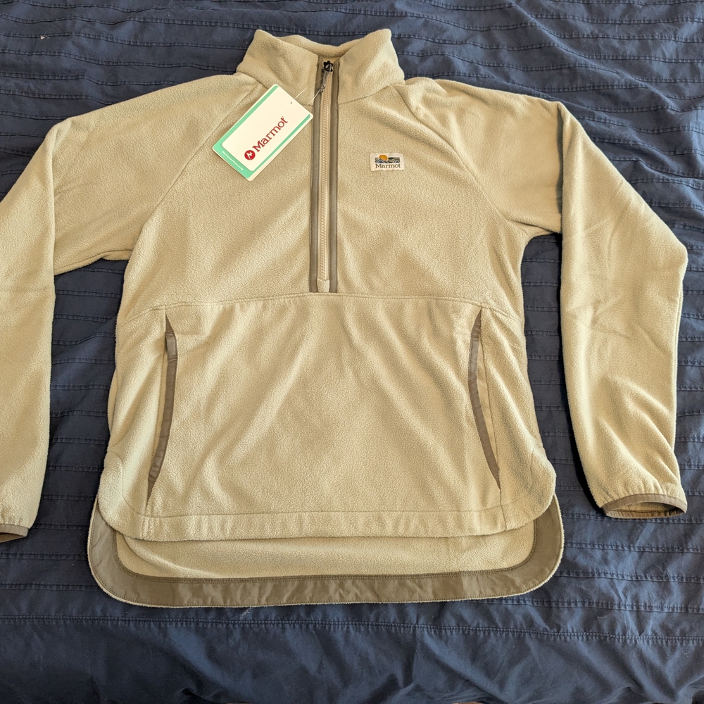 Marmot Beige Fleece Jacket